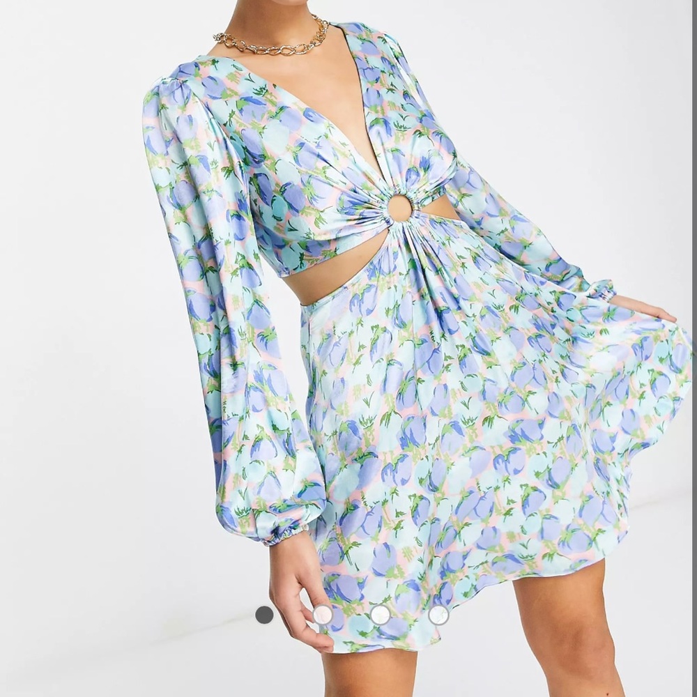Silky mini dress - top shop